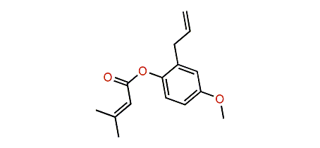 2-Allyl-4-methoxyphenyl 3-methyl-2-butenoate